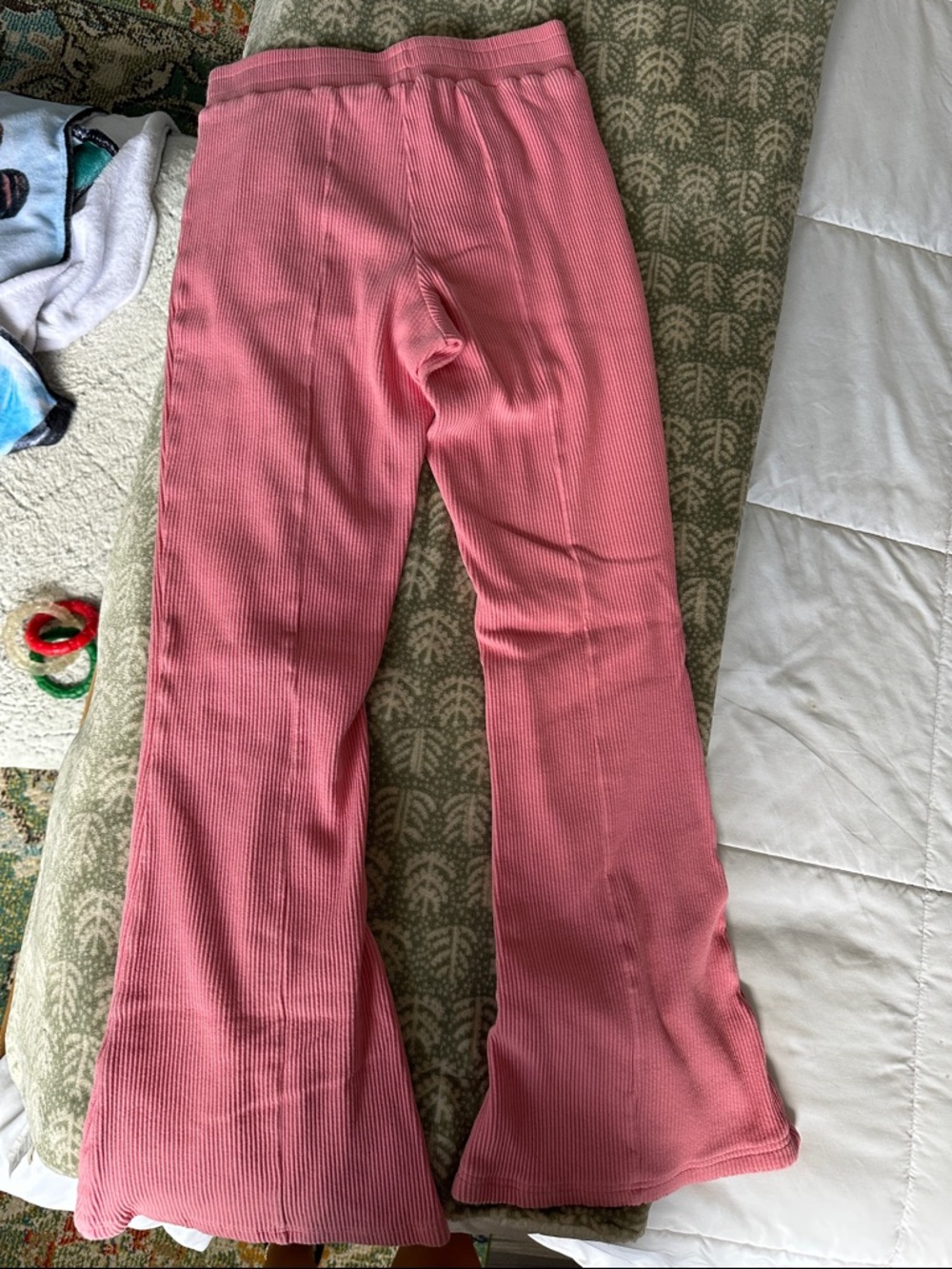 Bo+Tee Pink Ribbed Pants - Picture 6 of 7